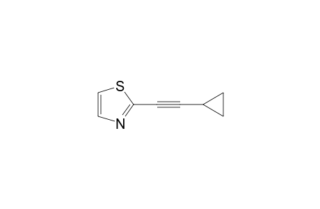 1-(Thiazol-2'-yl)-2-cyclopropylacetylene