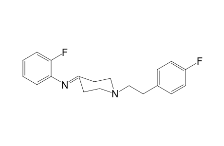 N-(2-Fluorophenyl)-1-[2-(4-fluorophenyl)ethyl]piperidin-4-imine