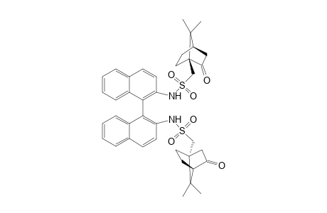 (M,1S,4S,1'S,4'S)-N-{1-[2-(7',7'-Dimethyl-2'-oxobicyclo[2.2.1]hept-1'-ylmethylsulfonamido)-1-naphthyl]-2-naphthyl}-7,7-dimethyl-2-oxobicyclo[2.2.1]hept-1-ylmethanesulfonamide