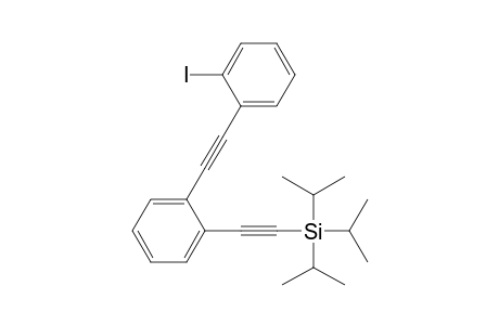 2-[2-[2-(2-iodanylphenyl)ethynyl]phenyl]ethynyl-tri(propan-2-yl)silane