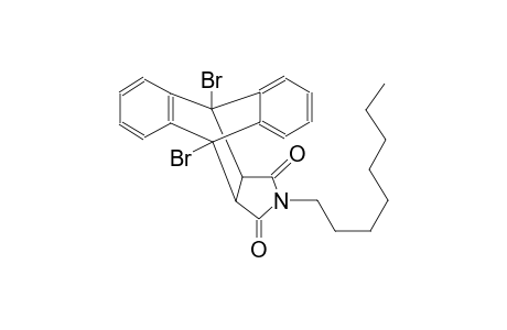 9,10-dibromo-13-octyl-11,15-dihydro-9H-9,10-[3,4]epipyrroloanthracene-12,14(10H,13H)-dione