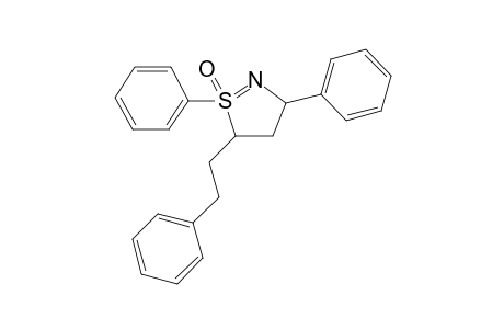 5-Phenethyl-1,3-diphenyl-4,5-dihydro-3H-isothiazole 1-oxide