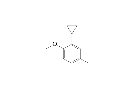 Benzene, 2-cyclopropyl-1-methoxy-4-methyl-