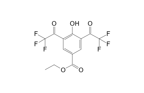Ethyl 4-hydroxy-3,5-bis(trifluoroacetyl)benzoate
