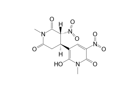 6-Hydroxy-1-methyl-4-(1-methyl-3-nitro-2,6-dioxopioeridinyl)-3-nitropyridin-2-one