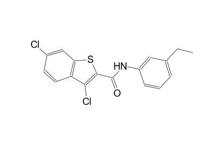 3,6-dichloro-N-(3-ethylphenyl)-1-benzothiophene-2-carboxamide