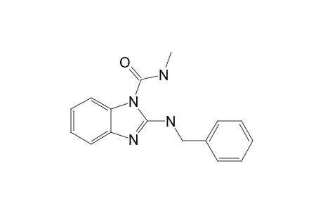 2-(benzylamino)-N-methyl-benzimidazole-1-carboxamide