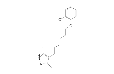 4-[6-(2-methoxyphenoxy)hexyl]-3,5-dimethyl-1H-pyrazole