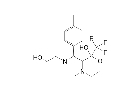 3-{[(2-Hydroxyethyl)(methyl)amino]-(p-tolyl)methyl}-4-methyl-2-trifluoromethylmorpholin-2-ol