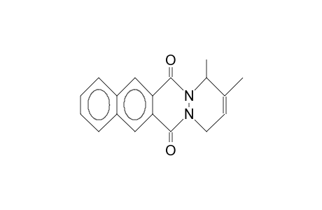 1,2-Dimethyl-1,4-dihydro-benzo(G)pyrdazino(1,2-B)phthalazine-6,13-dione