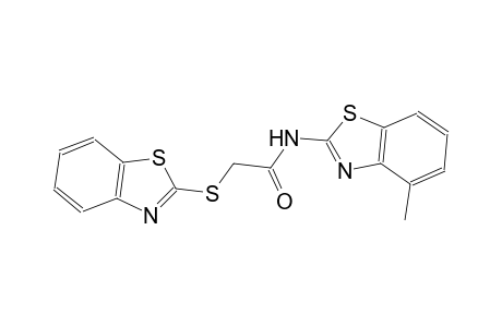 2-(1,3-benzothiazol-2-ylsulfanyl)-N-(4-methyl-1,3-benzothiazol-2-yl)acetamide