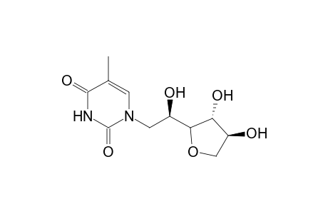 D-Mannitol, 3,6-anhydro-1-deoxy-1-(3,4-dihydro-5-methyl-1(2H)-pyrimidinyl)-