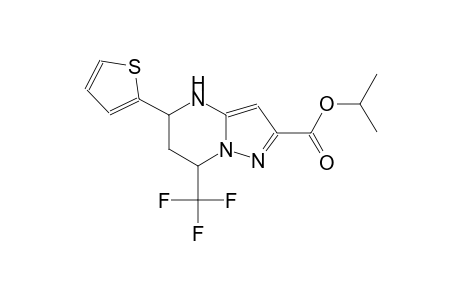 isopropyl 5-(2-thienyl)-7-(trifluoromethyl)-4,5,6,7-tetrahydropyrazolo[1,5-a]pyrimidine-2-carboxylate