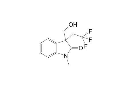 3-(hydroxymethyl)-1-methyl-3-(2,2,2-trifluoroethyl)indolin-2-one