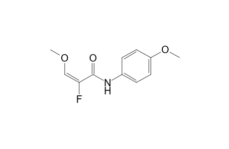 (E)-2-Fluoro-3,4'-dimethoxyprop-2-enanilide