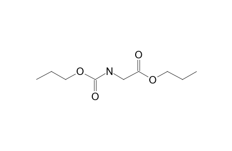 Glycine, N-propoxycarbonyl-, propyl ester