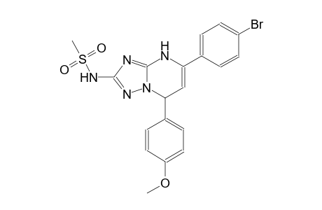 N-[5-(4-bromophenyl)-7-(4-methoxyphenyl)-4,7-dihydro[1,2,4]triazolo[1,5-a]pyrimidin-2-yl]methanesulfonamide