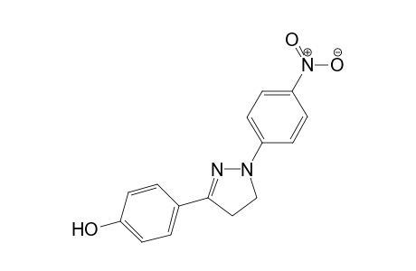 4-(4,5-Dihydro-1-(4-nitrophenyl)-1H-pyrazol-3-yl)phenol