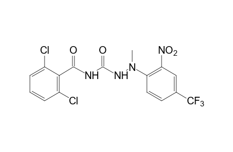 4-(2,6-DICHLOROBENZOYL)-1-METHYL-1-(2-NITRO-alpha,alpha,alpha-TRIFLUORO-p-TOLYL)SEMICARBAZIDE