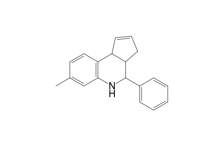 4-Phenyl-7-methyl-3a,4,5,9b-tetrahydro-3H-cyclopenta[c]quinoline