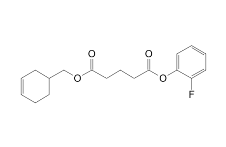 Glutaric acid, (cyclohex-3-enyl)methyl 2-fluorophenyl ester