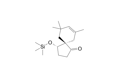 (4S,5R)-7,9,9-Trimethyl-4-(trimethylsilyloxy)spiro[4.5]dec-7-en-1-one