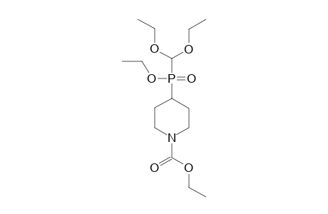 ETHYL_(DIETHOXYMETHYL)-(N-ETHOXYCARBONYLPIPERIDIN-4-YL)-PHOSPHINATE