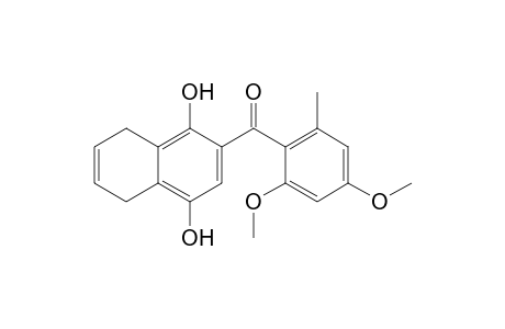 Methanone, (5,8-dihydro-1,4-dihydroxy-2-naphthalenyl)(2,4-dimethoxy-6-methylphenyl)-