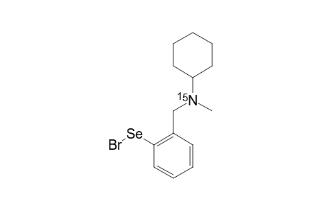 2-[(N-CYCLOHEXYL-N-METHYLAMINO)-METHYL]-BENZENESELENENYL-BROMIDE