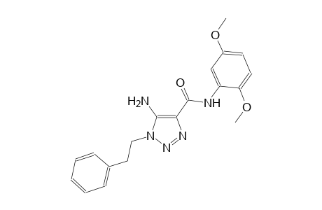 1H-1,2,3-triazole-4-carboxamide, 5-amino-N-(2,5-dimethoxyphenyl)-1-(2-phenylethyl)-