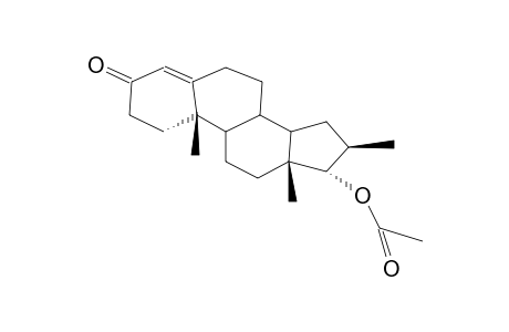 17A-ACETOXY-16B-METHYL-3-OXO-4,5-DEHYDROSTEROIDE