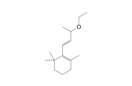 2-[(E)-3-ethoxybut-1-enyl]-1,3,3-trimethyl-cyclohexene