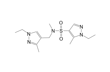 1H-pyrazole-4-sulfonamide, 1-ethyl-N-[(1-ethyl-3-methyl-1H-pyrazol-4-yl)methyl]-N,5-dimethyl-