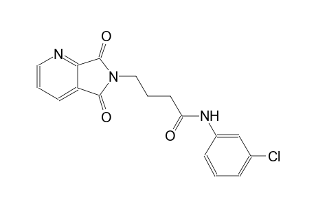 5H-pyrrolo[3,4-b]pyridine-6-butanamide, N-(3-chlorophenyl)-6,7-dihydro-5,7-dioxo-