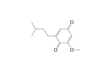 p-Benzoquinone, 2-isopentyl-6-methoxy-