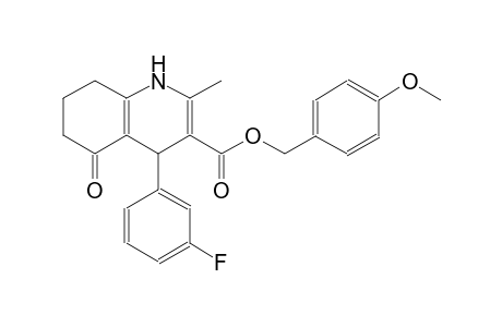 3-quinolinecarboxylic acid, 4-(3-fluorophenyl)-1,4,5,6,7,8-hexahydro-2-methyl-5-oxo-, (4-methoxyphenyl)methyl ester