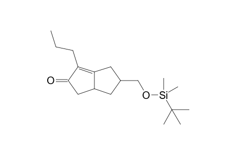 7-(tert-Butyldimethylsiloxy)methyl-2-n-propylbicyclo[3.3.0]oct-1-en-3-one