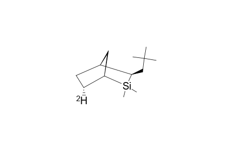 EXO-6-DEUTERO-2,2-DIMETHYL-3-ENDO-NEOPENTYL-2-SILABICYCLO-[2.2.1]-HEPTANE