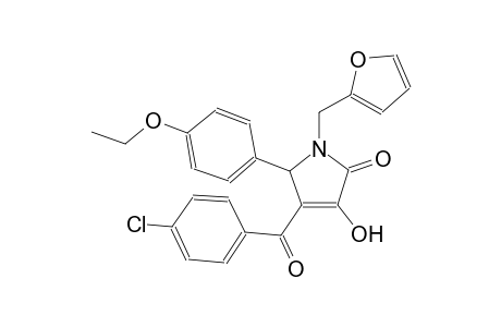 4-(4-chlorobenzoyl)-5-(4-ethoxyphenyl)-1-(2-furylmethyl)-3-hydroxy-1,5-dihydro-2H-pyrrol-2-one