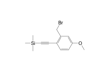 Silane, [[2-(bromomethyl)-4-methoxyphenyl]ethynyl]trimethyl-