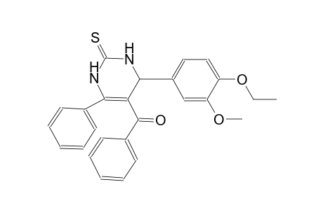 [4-(4-ethoxy-3-methoxyphenyl)-6-phenyl-2-thioxo-1,2,3,4-tetrahydro-5-pyrimidinyl](phenyl)methanone