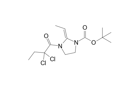 3-(2,2-dichlorobutanoyl)-1-(tert-butyloxycarbonyl)-2-ethylidenimidazolidine