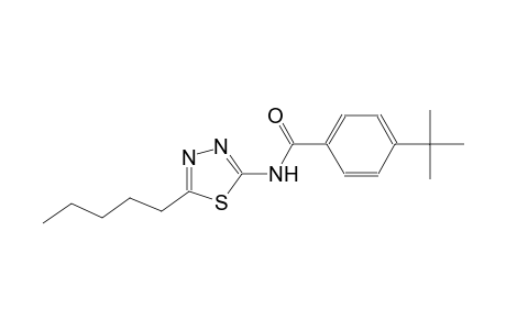 benzamide, 4-(1,1-dimethylethyl)-N-(5-pentyl-1,3,4-thiadiazol-2-yl)-
