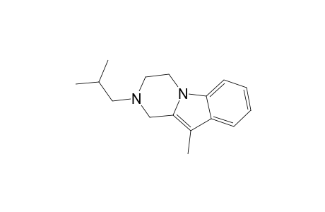 2-ISOBUTYL-10-METHYL-1,2,3,4-TETRAHYDROPYRAZINO-[1,2-A]-INDOLE