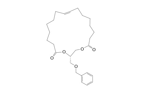 (S)-2-BENZYLOXYMETHYL-1,4-DIOXACYCLOICOS-12-ENE-5,20-DIONE