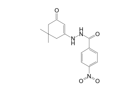 N'-(3-keto-5,5-dimethyl-cyclohexen-1-yl)-4-nitro-benzohydrazide