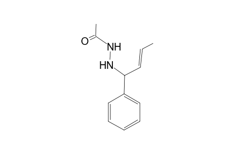 1-Acetyl-2-(1-phenyl-2-buten-1-yl)hydrazide