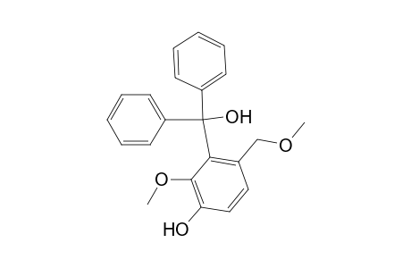 3-Hydroxy-2-methoxy-6-(methoxymethyl)-.alpha.,.alpha.-diphenylbenzyl alcohol