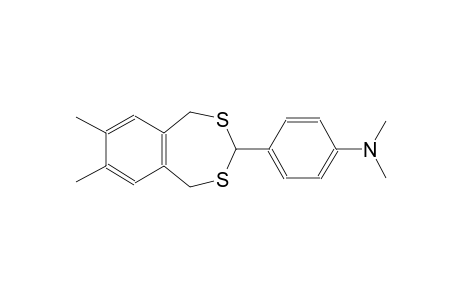 N-[4-(7,8-dimethyl-1,5-dihydro-2,4-benzodithiepin-3-yl)phenyl]-N,N-dimethylamine