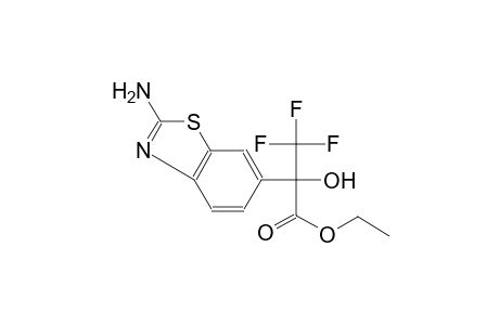 2-(2-Amino-benzothiazol-6-yl)-3,3,3-trifluoro-2-hydroxy-propionic acid ethyl ester